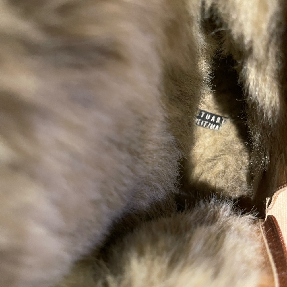 Stuart Weitzman Fur Boot 9 - Picture 2 of 16
